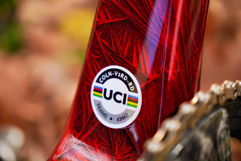 Rennrad Colnago V3Rs - UCI Sticker