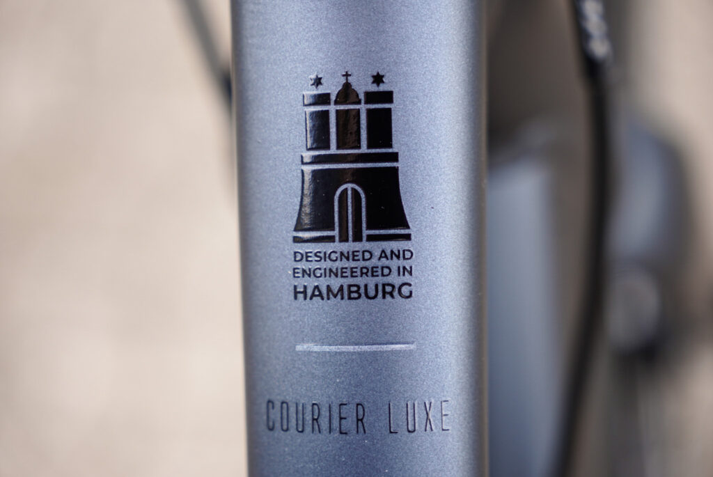 Citybike Stevens Courier Luxe Logo Hamburg