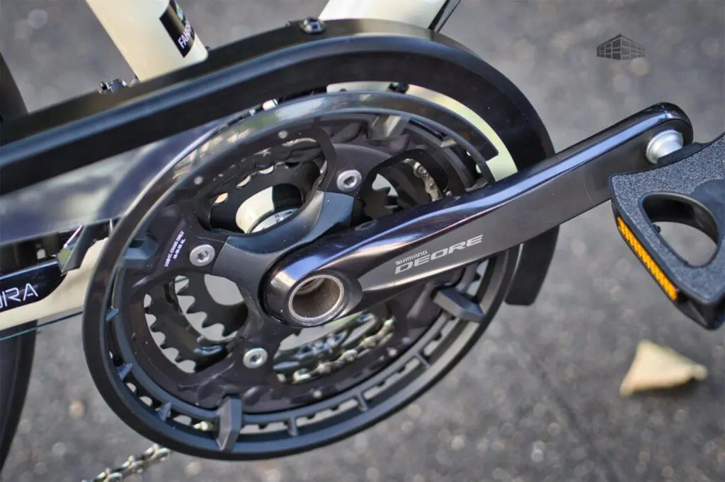 Contoura Fe-12 Tourenrad - Kurbel Shimano Deore
