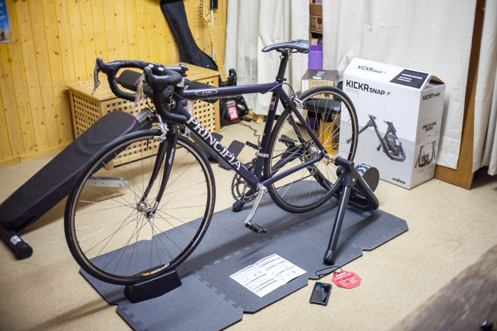 wahoo KICKR SNAP komplett mit Rennrad