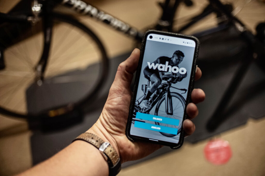 wahoo KICKR SNAP App Anmeldung