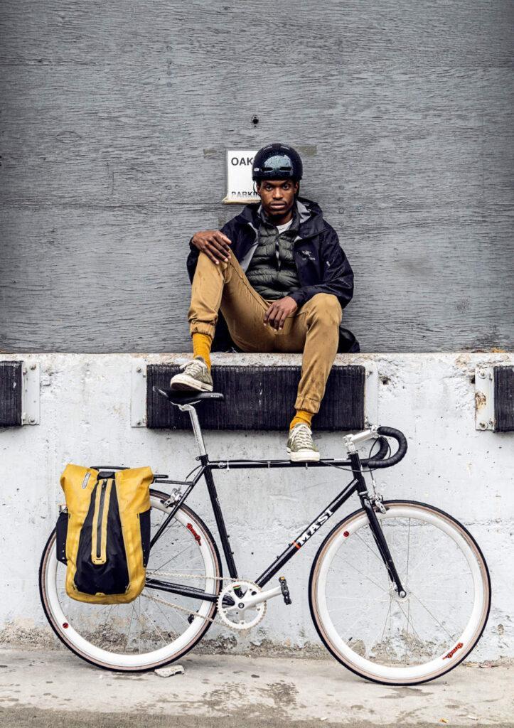 Ortlieb Vario Rucksack am Fahrrad